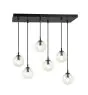 Emibig Hanglamp Cosmo Staal Zwart | Geschikt voor 6x E14 - Max 10W