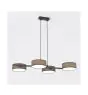 Emibig Hanglamp Drumz Staal Bruin | Geschikt voor 4x E14 - Max 10W