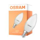 Osram Classic LED E14 Kaars Mat 3.3W 250lm - 840 Koel Wit | Vervangt 25W