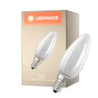Ledvance LED Classic E14 Kaars Filament Mat 3.8W 806lm - 827 Zeer Warm Wit | Vervangt 60W