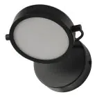 Ledvance Decor Puck Wandlamp Zwart 11W 370lm - 930 Warm Wit | Beste Kleurweergave