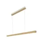 Nordlux Ilgas Pendelarmatuur Hout Bruin 42W 1800lm - 830 Warm Wit | Dimbaar 
