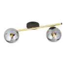 Emibig Plafondlamp Splendi Staal Zwart | Geschikt voor 2x E14 - Max 10W