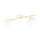 Emibig Plafondlamp Splendi Staal Wit | Geschikt voor 2x E14 - Max 10W