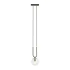 Emibig Hanglamp Glam Staal Zwart | Geschikt voor 1x E14 - Max 10W