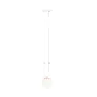 Emibig Hanglamp Glam Staal Wit | Geschikt voor 1x E14 - Max 10W