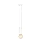 Emibig Hanglamp Glam Staal Wit | Geschikt voor 1x E14 - Max 10W