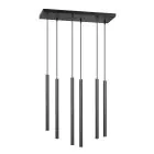 Emibig Hanglamp Selter Staal Zwart | Geschikt voor 6x G9 - Max 8W