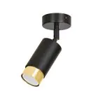 Emibig Plafondlamp Hiro Staal Zwart | Geschikt voor 1x GU10 - Max 10W