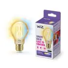 WiZ Smart LED E27 Peer A60 Filament Goud 7W 640lm | Beste Kleurweergave - Dimbaar - Vervangt 50W