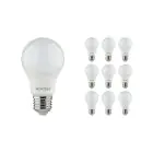 Voordeelpak 10x Noxion Lucent Classic LED E27 Peer Mat 8W 806lm - 840 Koel Wit | Vervangt 60W