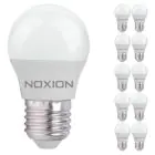 Voordeelpak 10x Noxion Lucent Classic LED E27 Kogel Mat 4.5W 470lm - 827 Zeer Warm Wit | Vervangt 40W