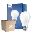 Voordeelpak 6x Philips MASTERValue LED E27 Peer Mat 11.2W 1521lm - 940 Koel Wit | Beste Kleurweergave - Dimbaar - Vervangt 100W