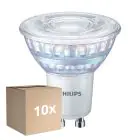 Voordeelpak 10x Philips MASTER Value LED Spot GU10 PAR16 5.5W 575lm 36D - 922-927 Dim To Warm | Beste Kleurweergave - Dimbaar - Vervangt 80W
