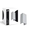 D'Lite Wandlamp Aurora Zilver Up & Down 6.5W 500lm - 830-840 CCT | IP54