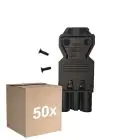 Voordeelpak 50x Noxion GST - Compatibel Verbindingsstuk - Mannelijk - 3 pole