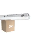 Voordeelpak 6x Ledvance LED Vochtbestendig Behuizing MT Gen 3 IP65 | Geschikt voor 2x120cm LED Buis