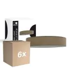 Voordeelpak 6x D'Lite Plafondlamp Lunelle 50cm Textiel Bruin | Geschikt Voor 3x E27 