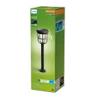 Philips Solar Radii Pedestal lamp Metaal Zwart 1.3W 250lm - 830 Warm Wit | IP44 - Lichtsensor