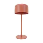 Eglo Tafellamp Roccanova Solar Staal Oranje 2W 270lm - 830 Warm Wit | IP44 - Aanraak dimbaar - USB-C